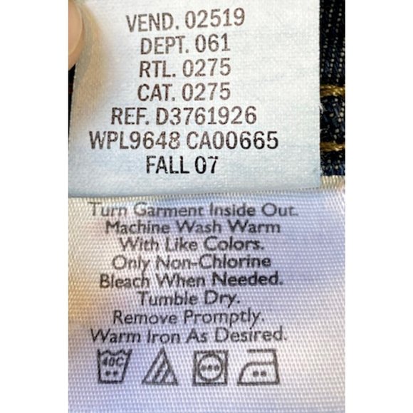 Eddie Bauer Womens Boot Cut Jeans Blue Pockets Dark Wash Mid Rise Denim 6 R - Picture 11 of 11